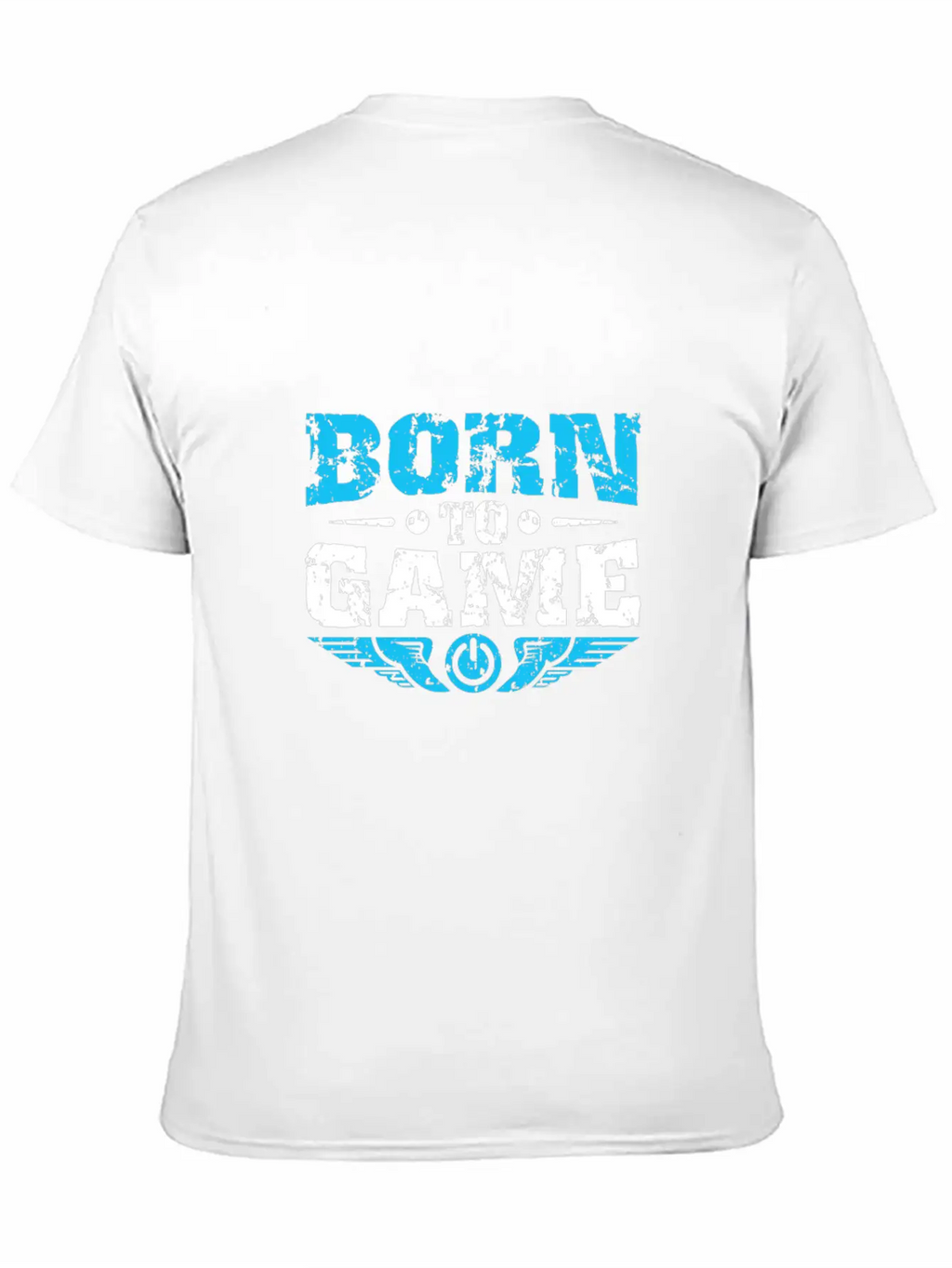 BORN TO GAME Stylish Everyday T-Shirt – Unisex Basic Cotton Tee