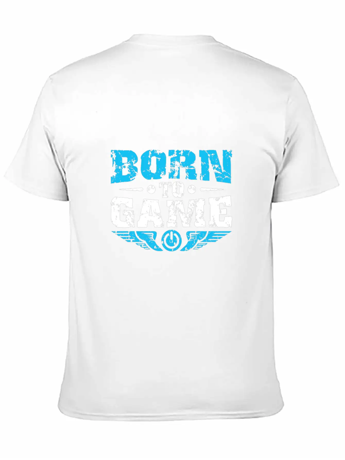 BORN TO GAME Stylish Everyday T-Shirt – Unisex Basic Cotton Tee