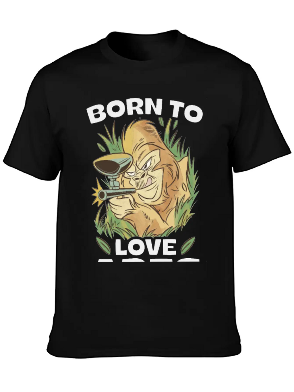 Born To Love Apes Forced To Go To School Breathable Soft Cotton T-Shirt – Timeless Casual Look