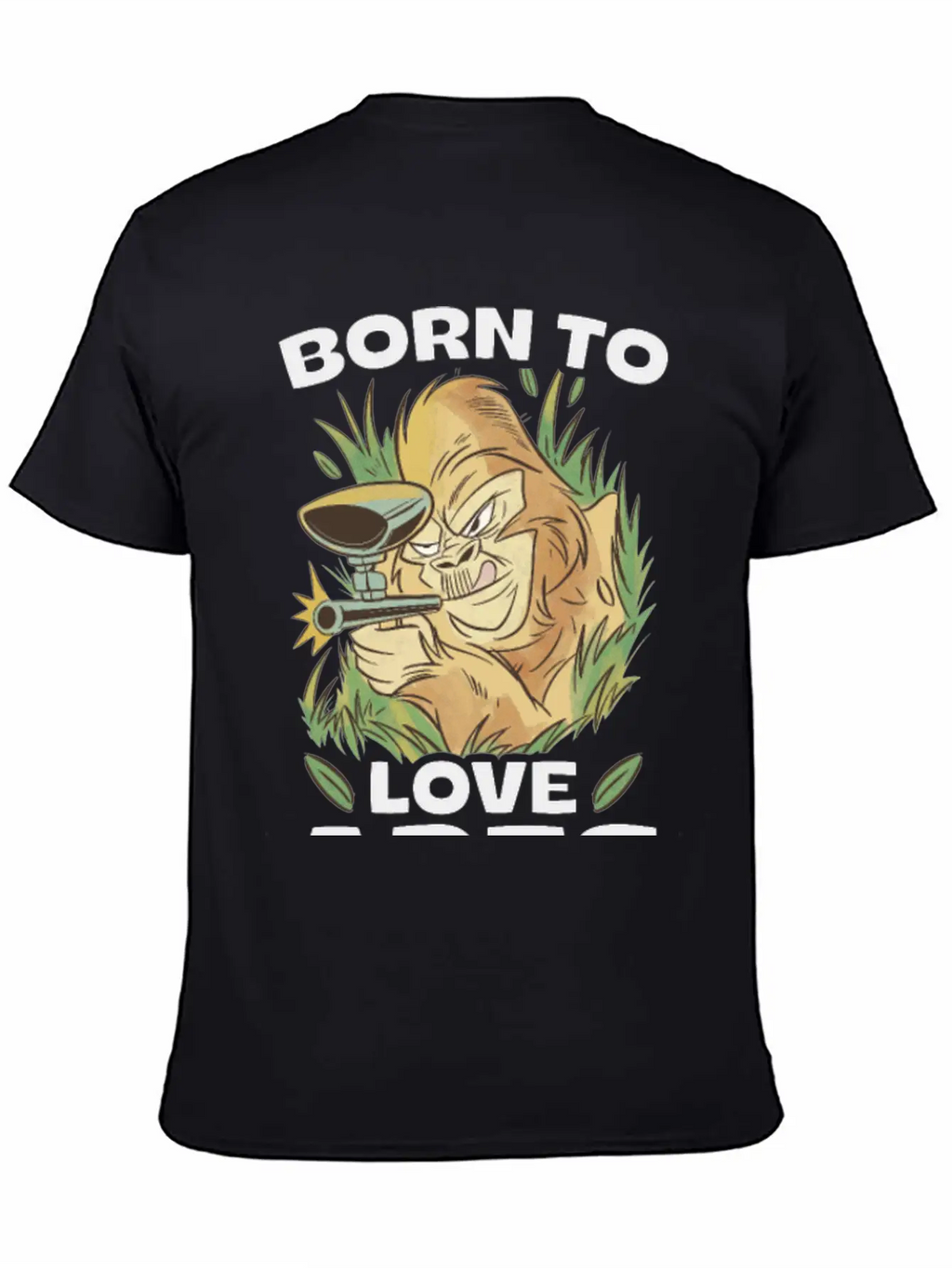 Born To Love Apes Forced To Go To School Breathable Soft Cotton T-Shirt – Timeless Casual Look