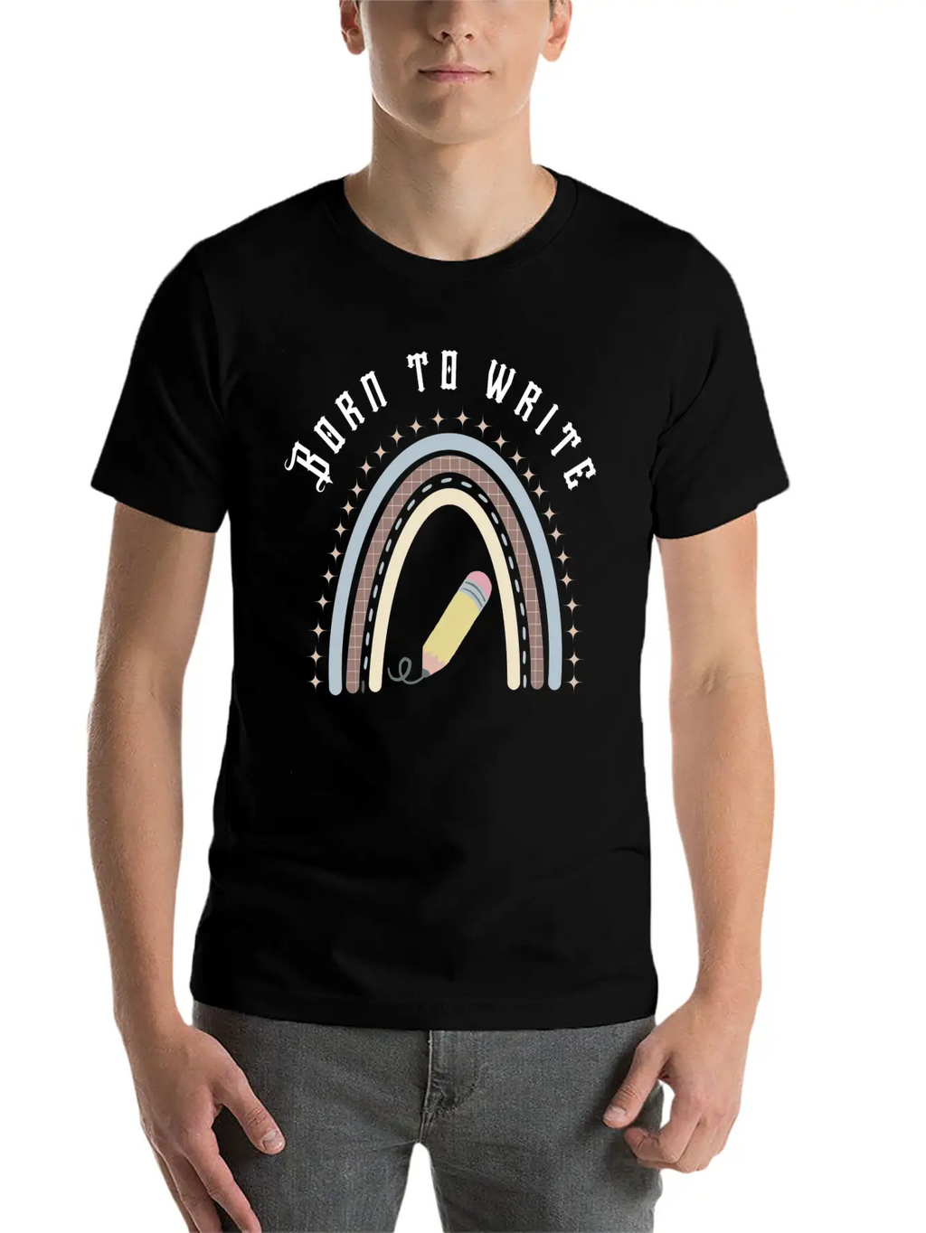 Born To Write Essential Cotton Tee For Daily Outfits – Unisex Style
