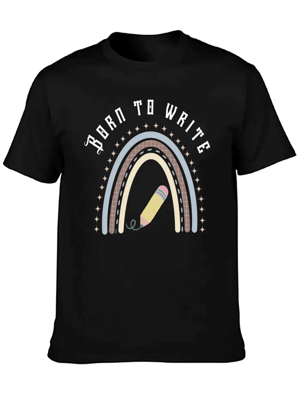 Born To Write Essential Cotton Tee For Daily Outfits – Unisex Style
