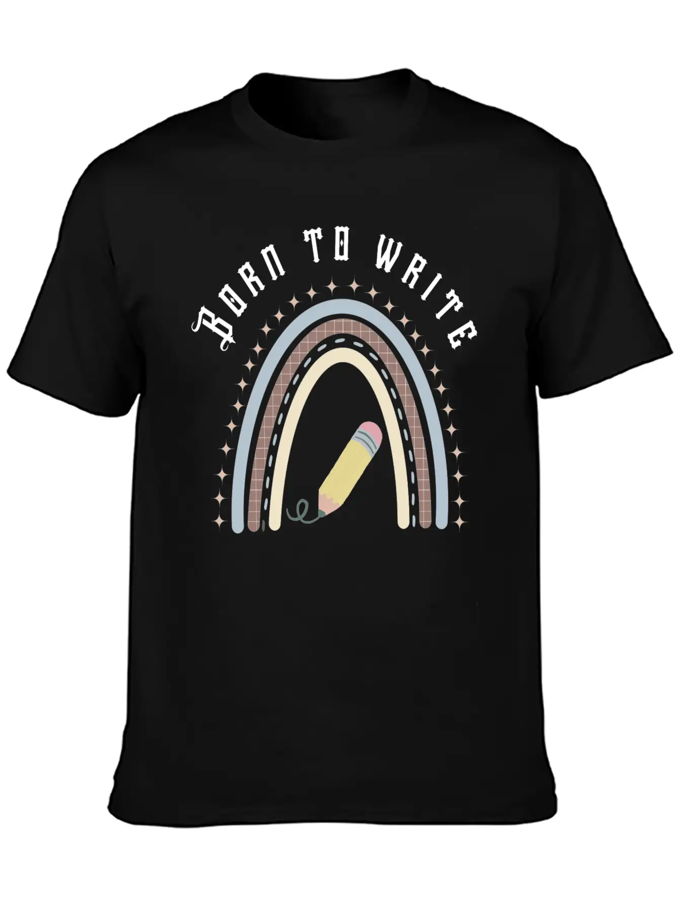 Born To Write Essential Cotton Tee For Daily Outfits – Unisex Style