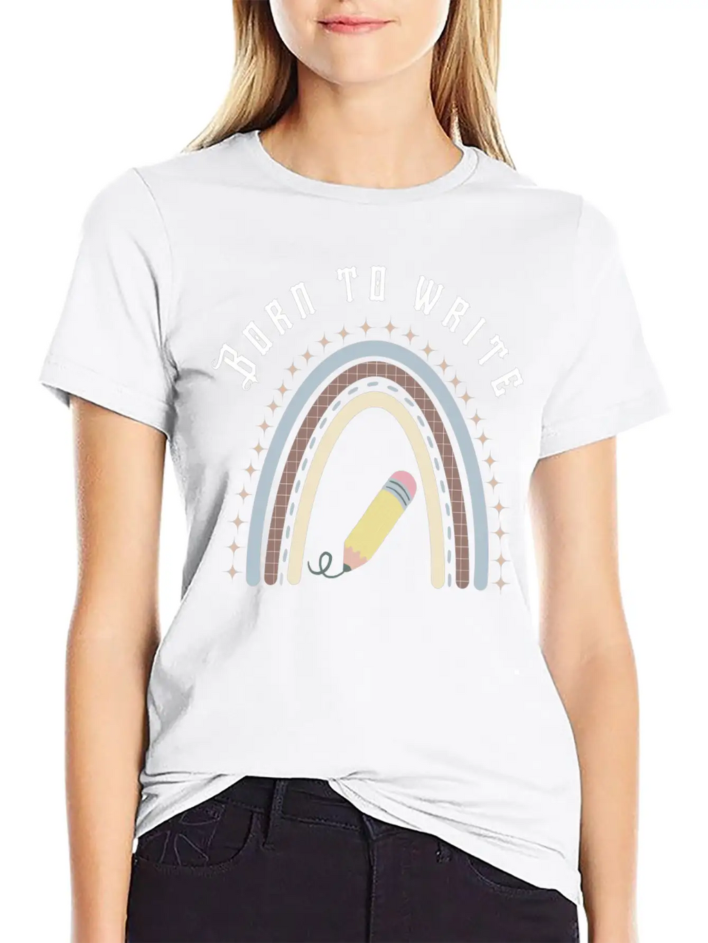 Born To Write Essential Cotton Tee For Daily Outfits – Unisex Style