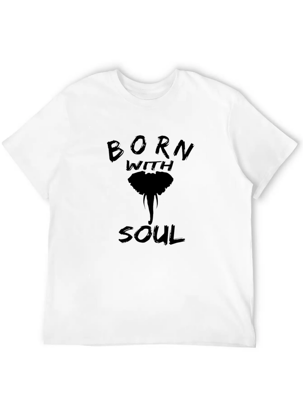 BORN WITH ELEPHANT SOUL Relaxed Everyday Tee – Lightweight And Durable Cotton