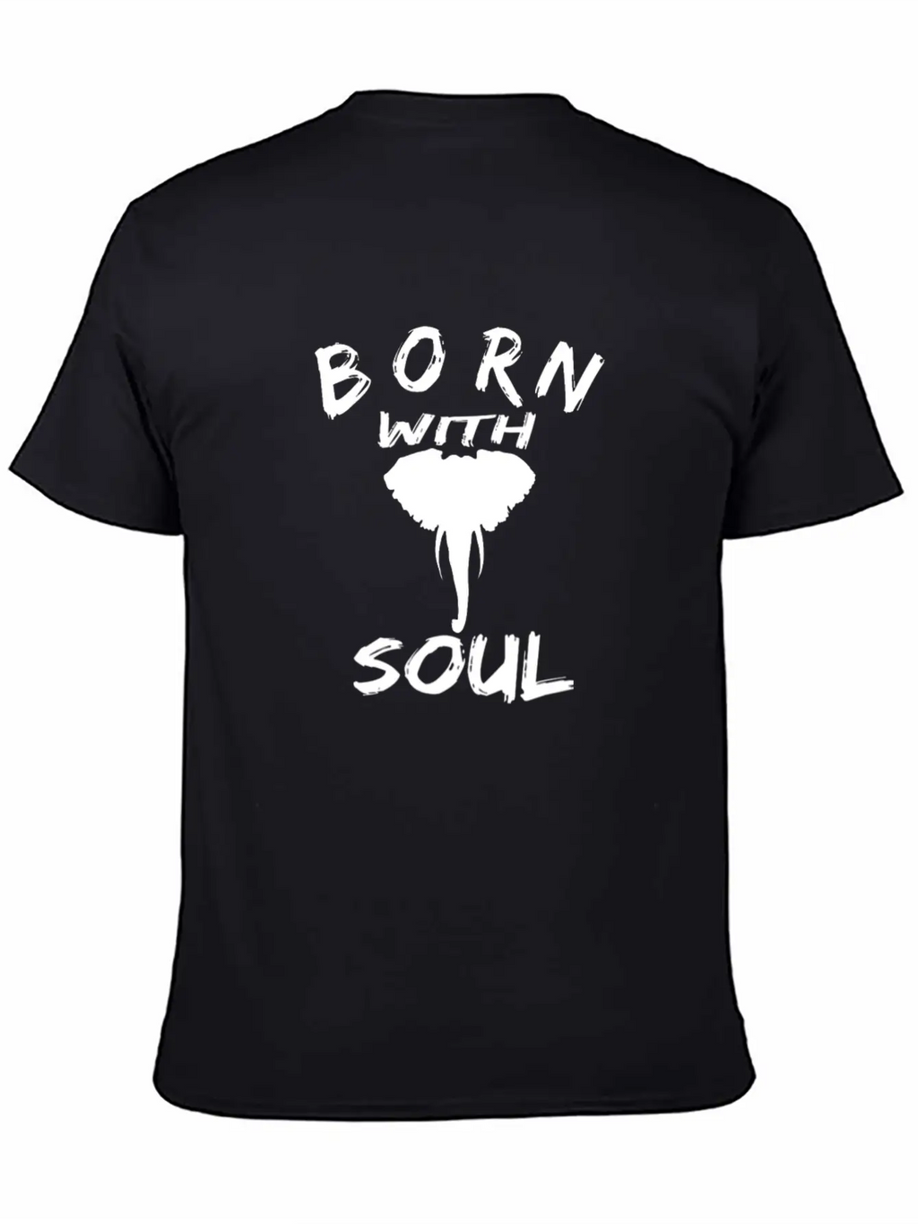 BORN WITH ELEPHANT SOUL Relaxed Everyday Tee – Lightweight And Durable Cotton