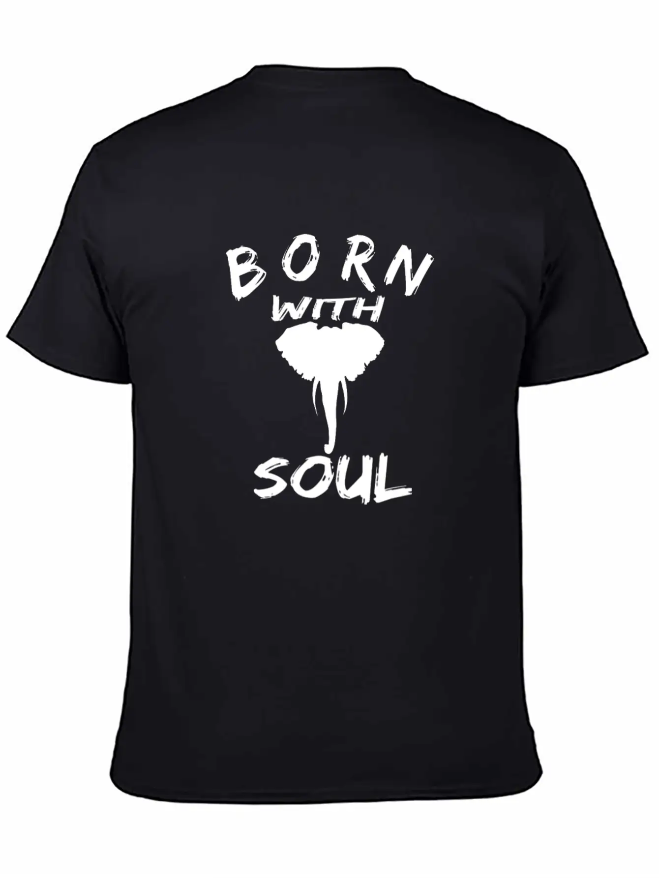 BORN WITH ELEPHANT SOUL Relaxed Everyday Tee – Lightweight And Durable Cotton