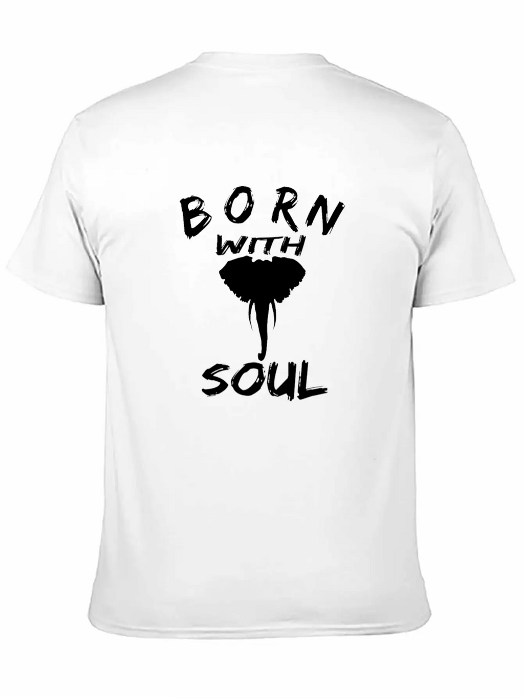 BORN WITH ELEPHANT SOUL Relaxed Everyday Tee – Lightweight And Durable Cotton
