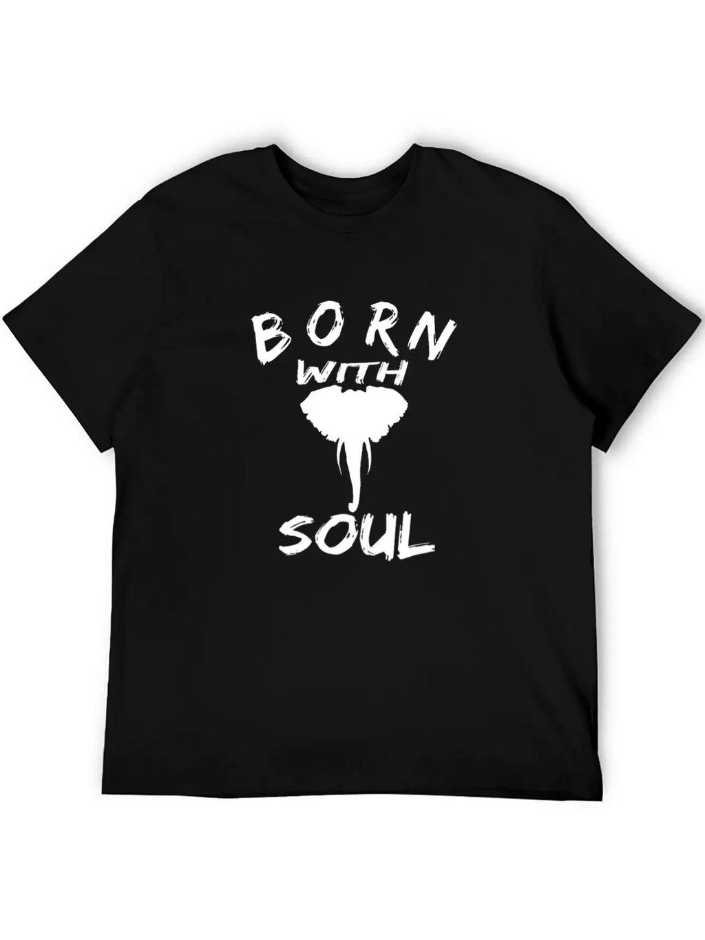 BORN WITH ELEPHANT SOUL Relaxed Everyday Tee – Lightweight And Durable Cotton