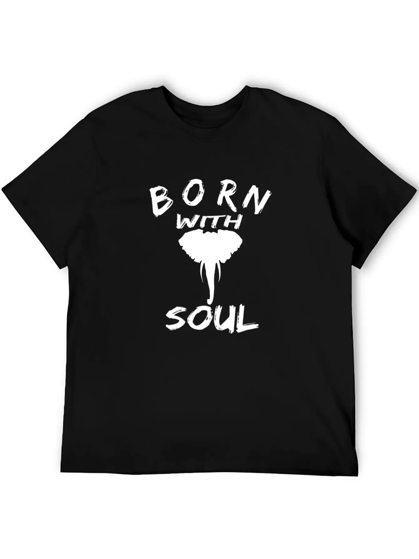 BORN WITH ELEPHANT SOUL Relaxed Everyday Tee – Lightweight And Durable Cotton
