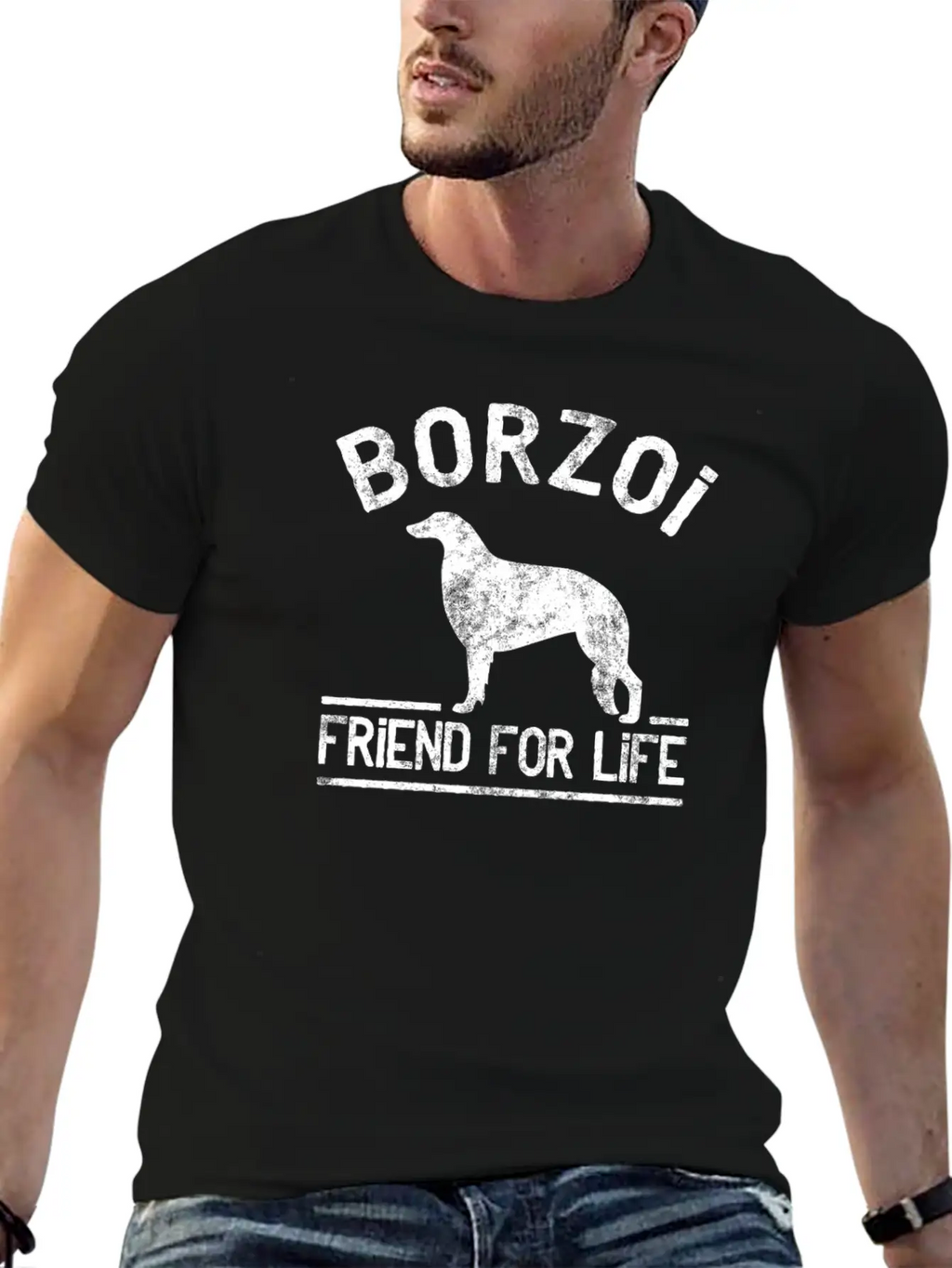 Borzoi Dog Owner Cool Dog Gift Idea Classic Cotton Tee – Unisex Comfort For Any Season