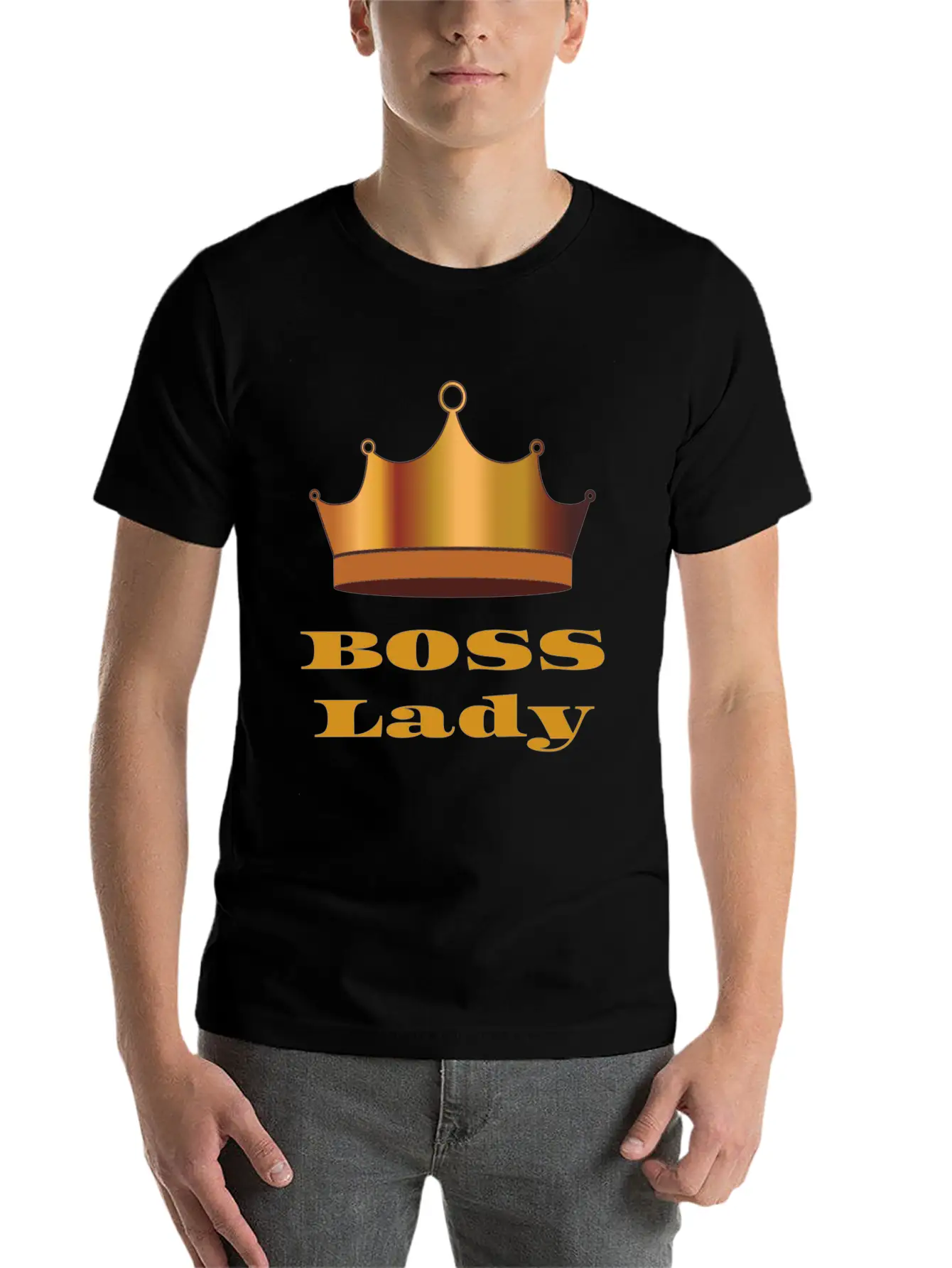 Bossy Boss Unisex Casual T-Shirt – Clean Design For Daily Comfort