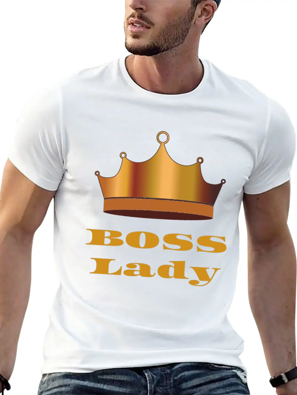 Bossy Boss Unisex Casual T-Shirt – Clean Design For Daily Comfort