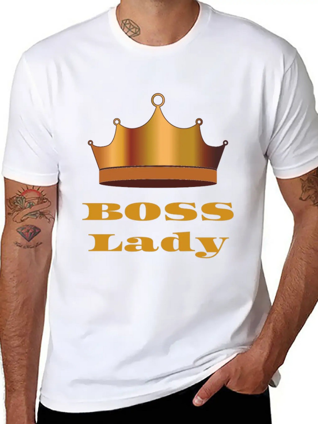 Bossy Boss Unisex Casual T-Shirt – Clean Design For Daily Comfort