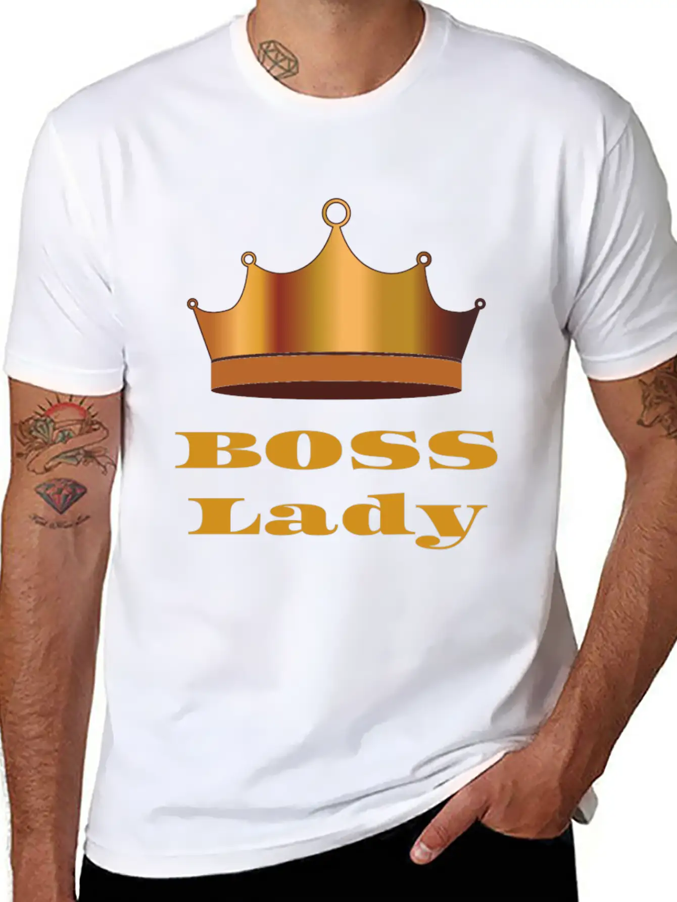 Bossy Boss Unisex Casual T-Shirt – Clean Design For Daily Comfort