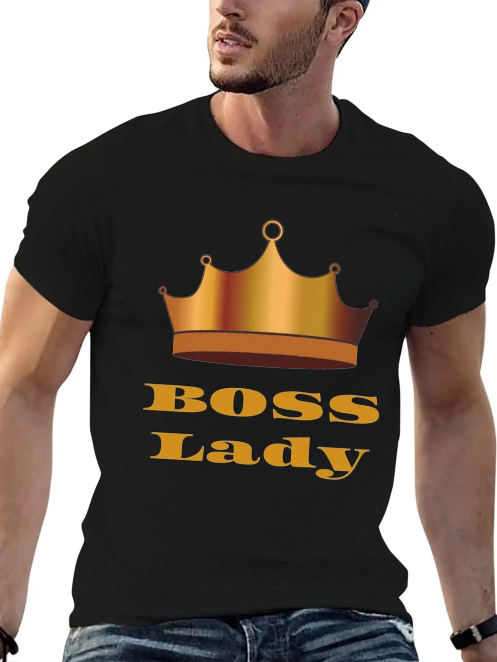 Bossy Boss Unisex Casual T-Shirt – Clean Design For Daily Comfort