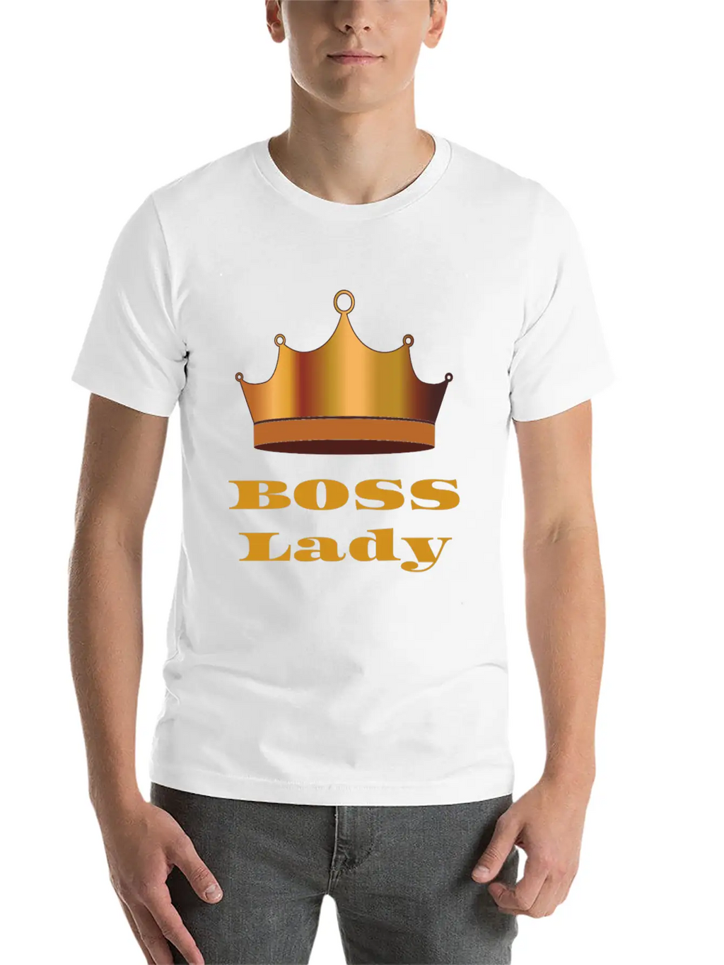 Bossy Boss Unisex Casual T-Shirt – Clean Design For Daily Comfort
