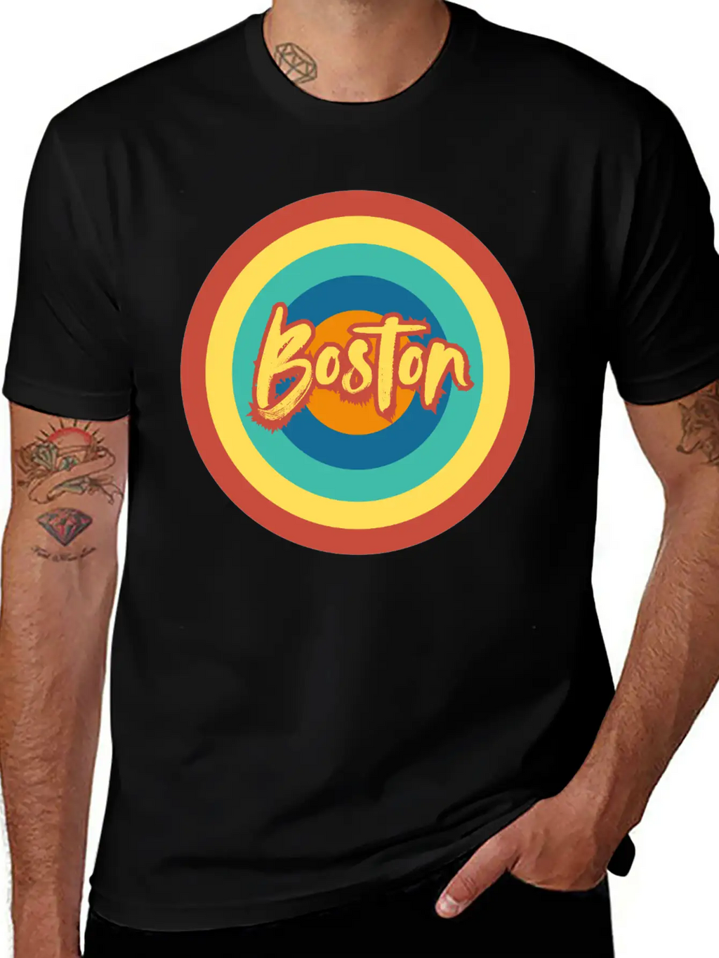 Boston Classic Cotton Tee – Unisex Comfort For Any Season