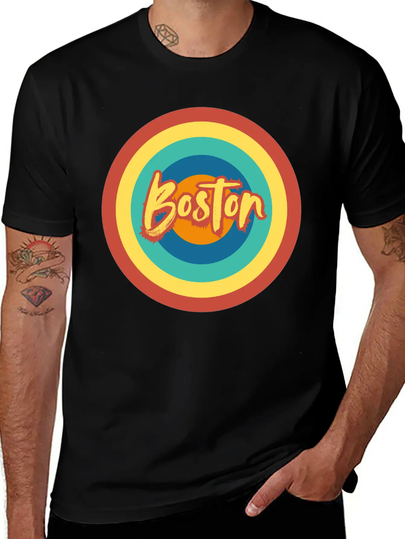 Boston Classic Cotton Tee – Unisex Comfort For Any Season