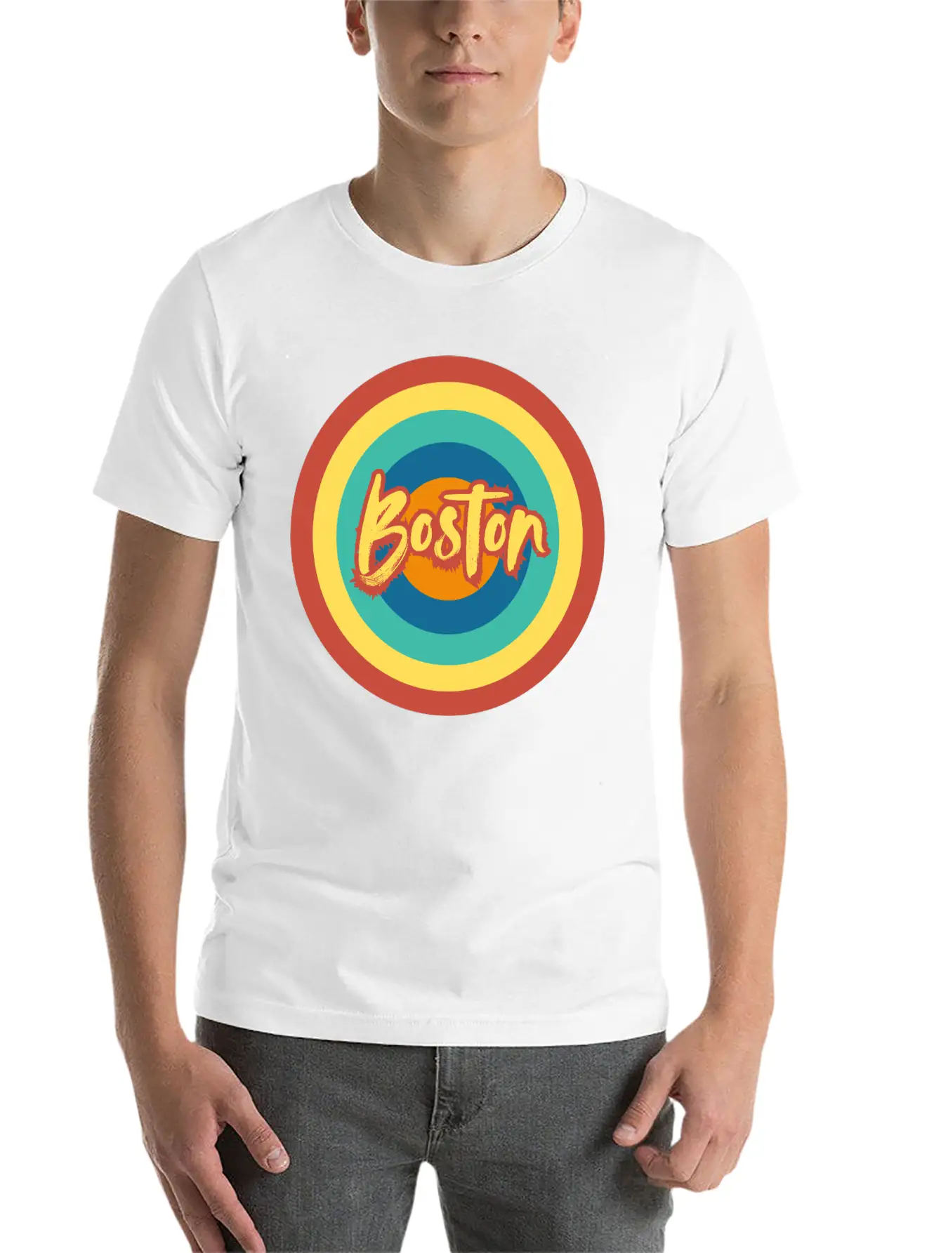 Boston Classic Cotton Tee – Unisex Comfort For Any Season