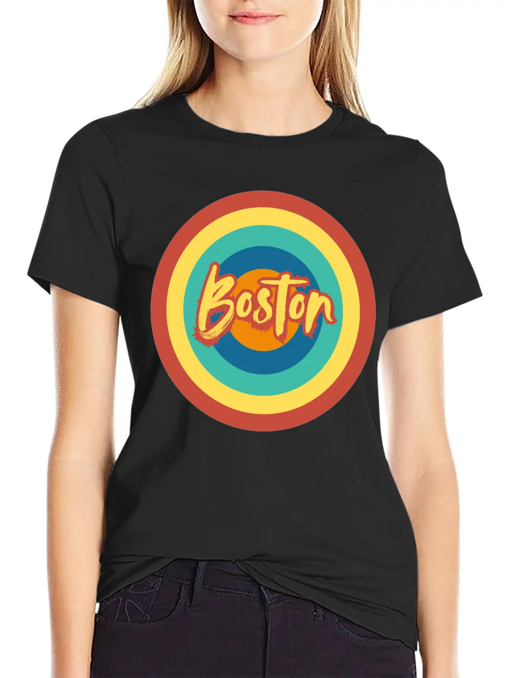 Boston Classic Cotton Tee – Unisex Comfort For Any Season