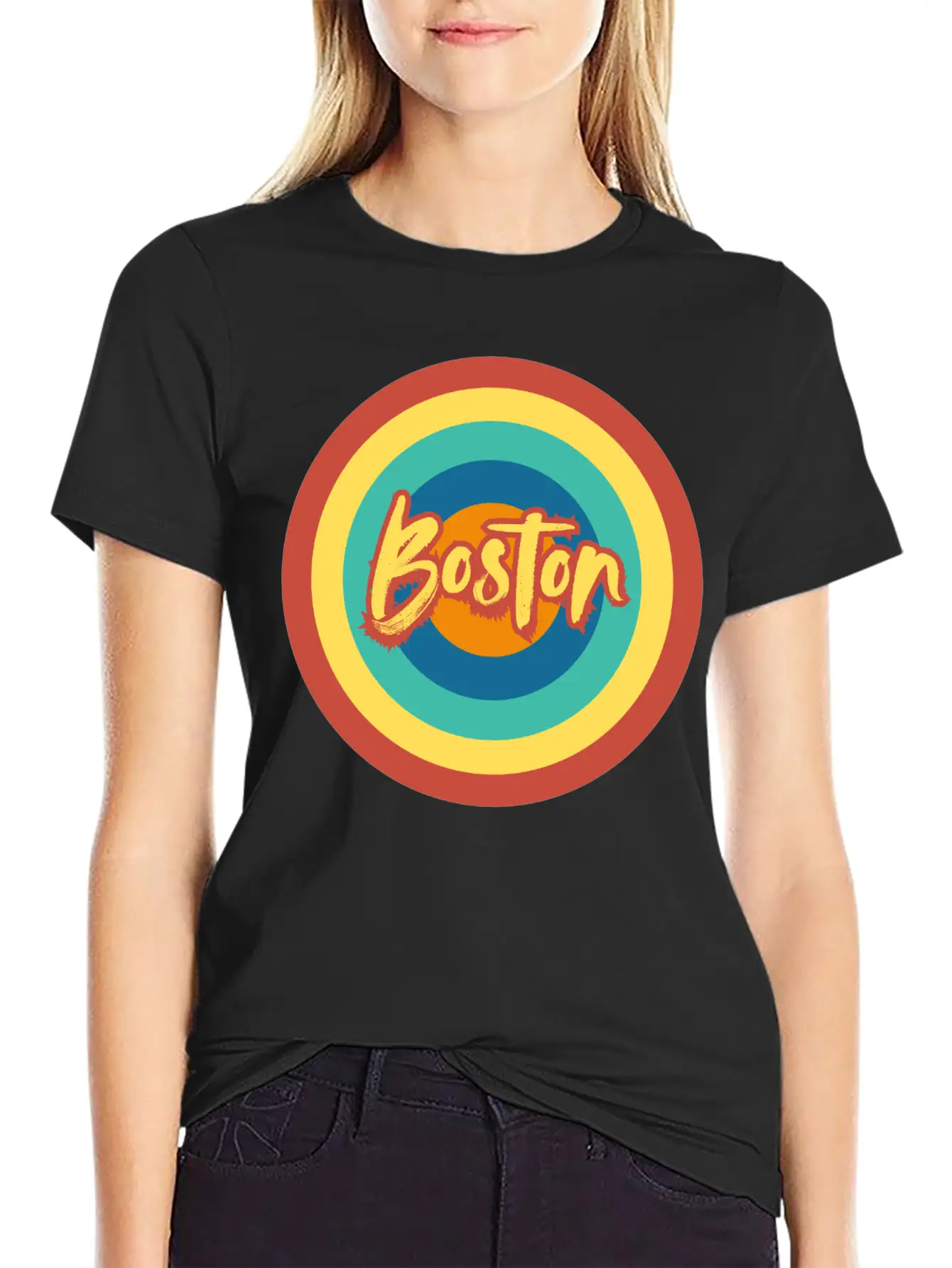 Boston Classic Cotton Tee – Unisex Comfort For Any Season