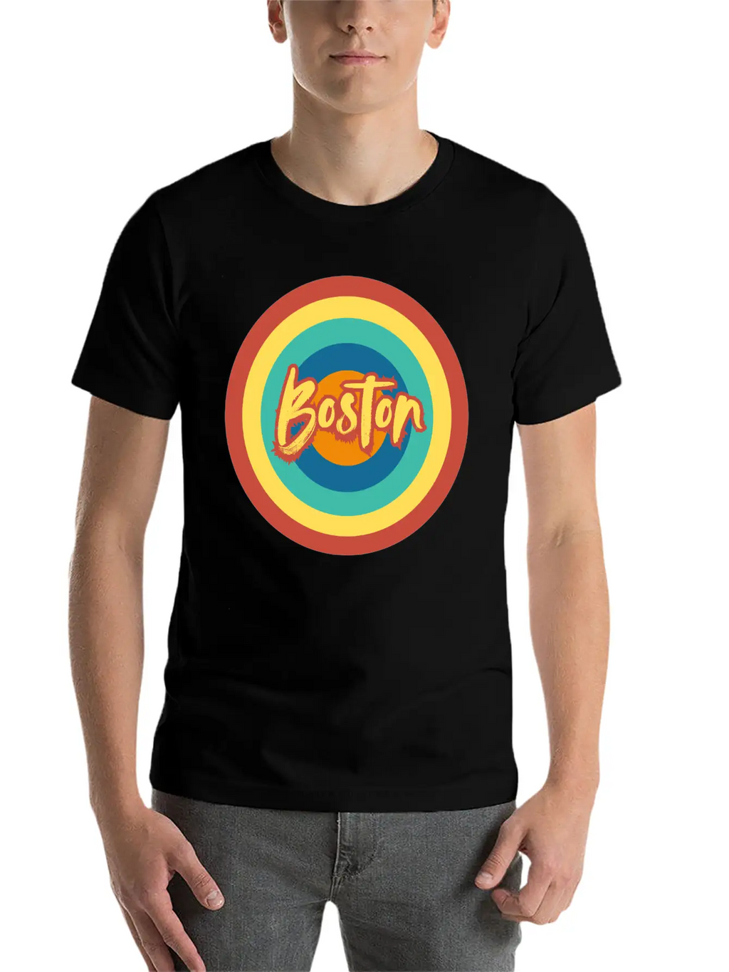 Boston Classic Cotton Tee – Unisex Comfort For Any Season