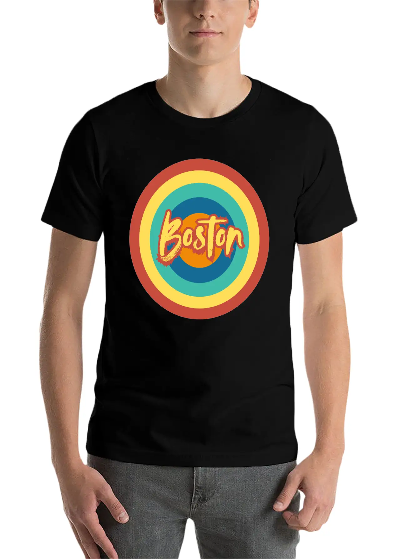 Boston Classic Cotton Tee – Unisex Comfort For Any Season