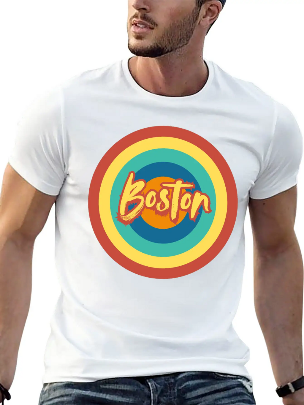 Boston Classic Cotton Tee – Unisex Comfort For Any Season