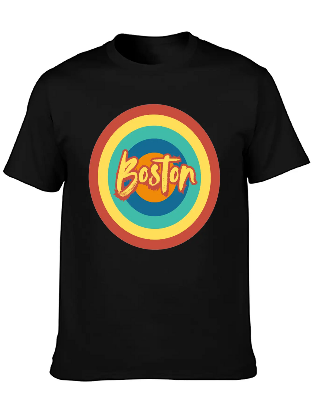 Boston Classic Cotton Tee – Unisex Comfort For Any Season