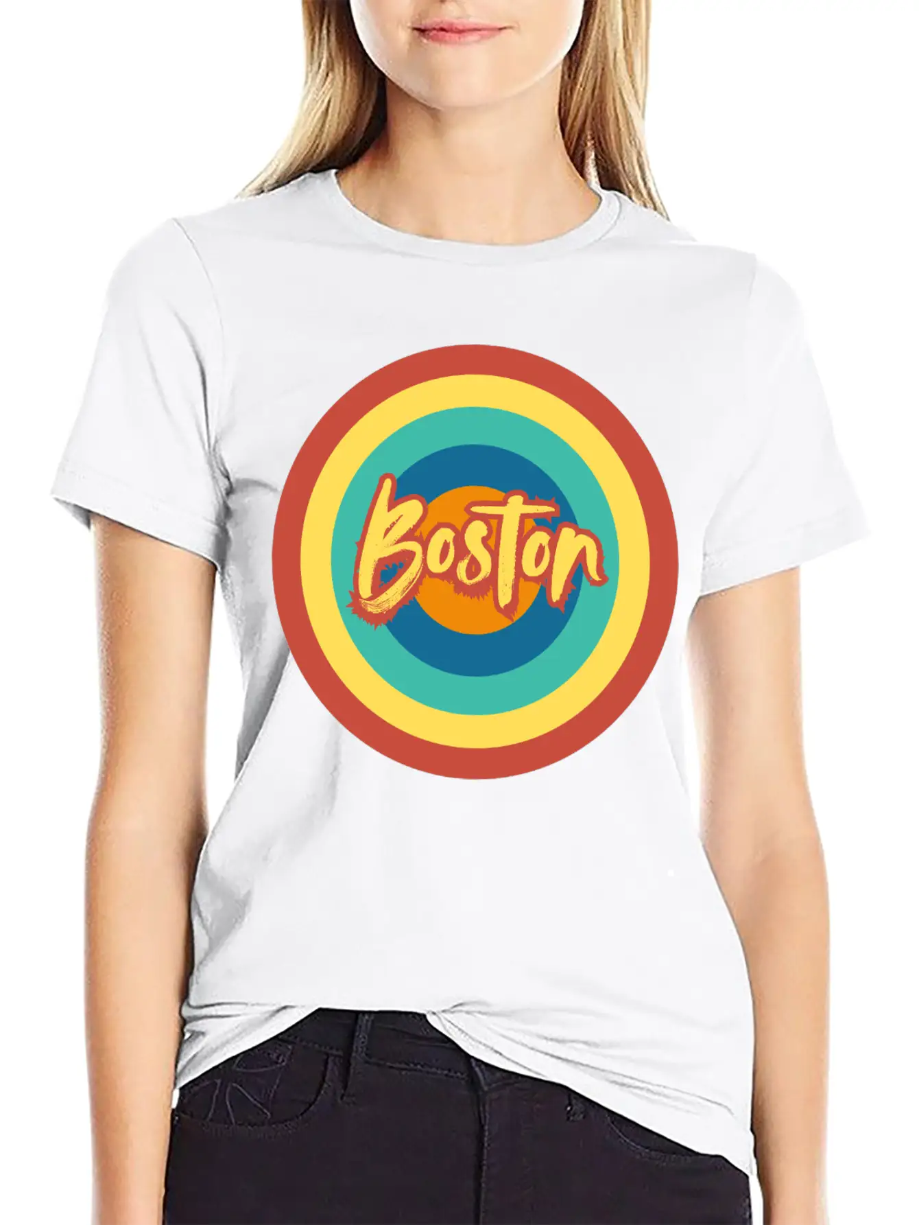 Boston Classic Cotton Tee – Unisex Comfort For Any Season