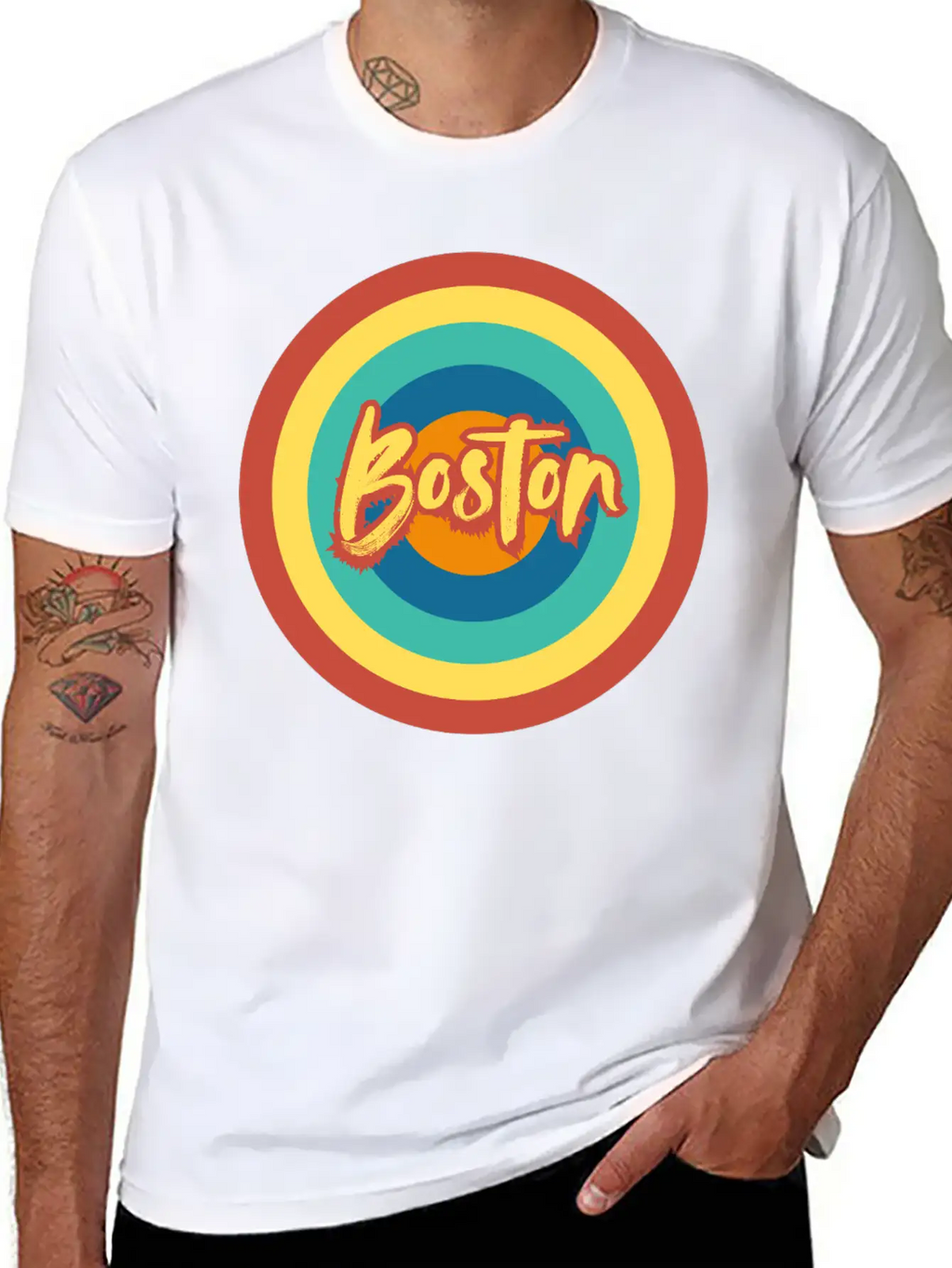 Boston Classic Cotton Tee – Unisex Comfort For Any Season
