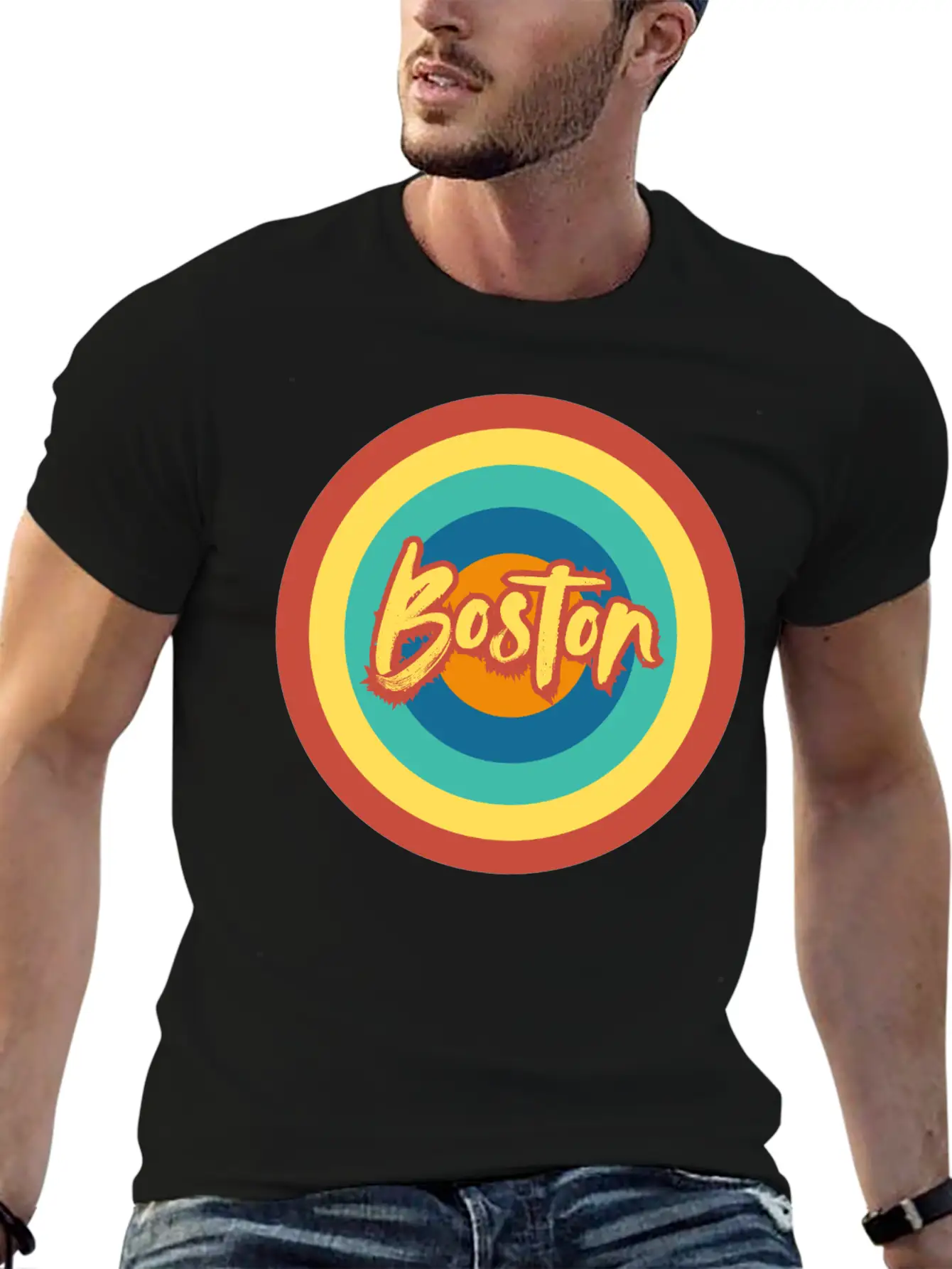 Boston Classic Cotton Tee – Unisex Comfort For Any Season