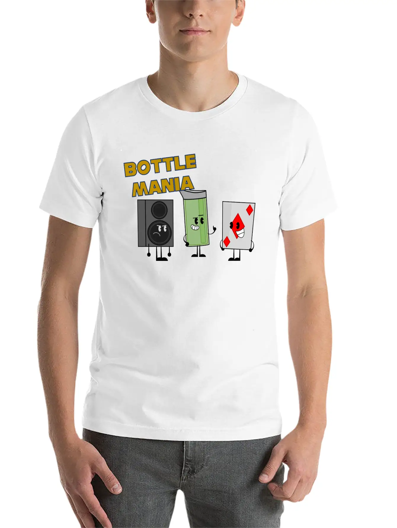 Bottle Mania Hero Team Unisex Casual T-Shirt – Clean Design For Daily Comfort