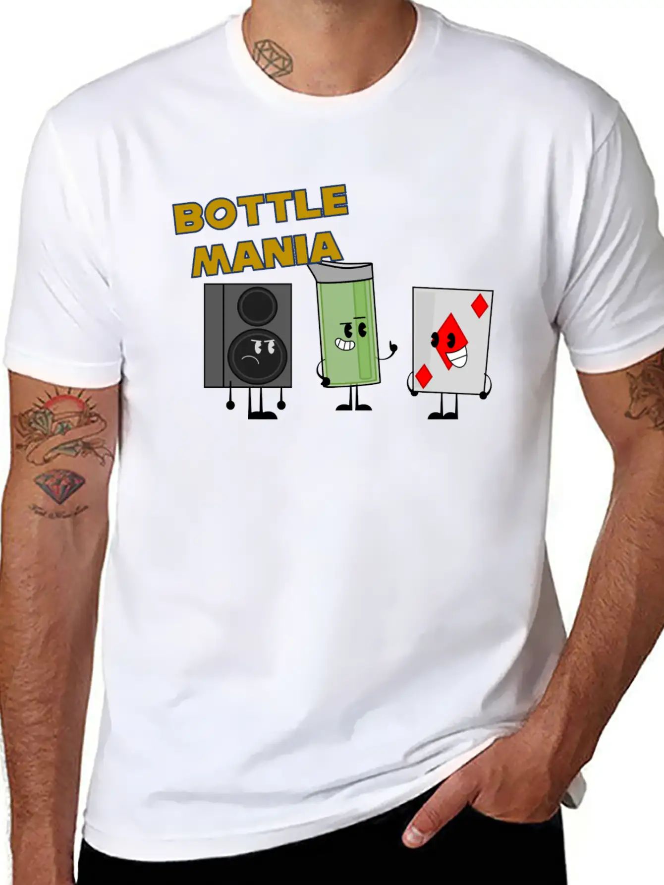 Bottle Mania Hero Team Unisex Casual T-Shirt – Clean Design For Daily Comfort