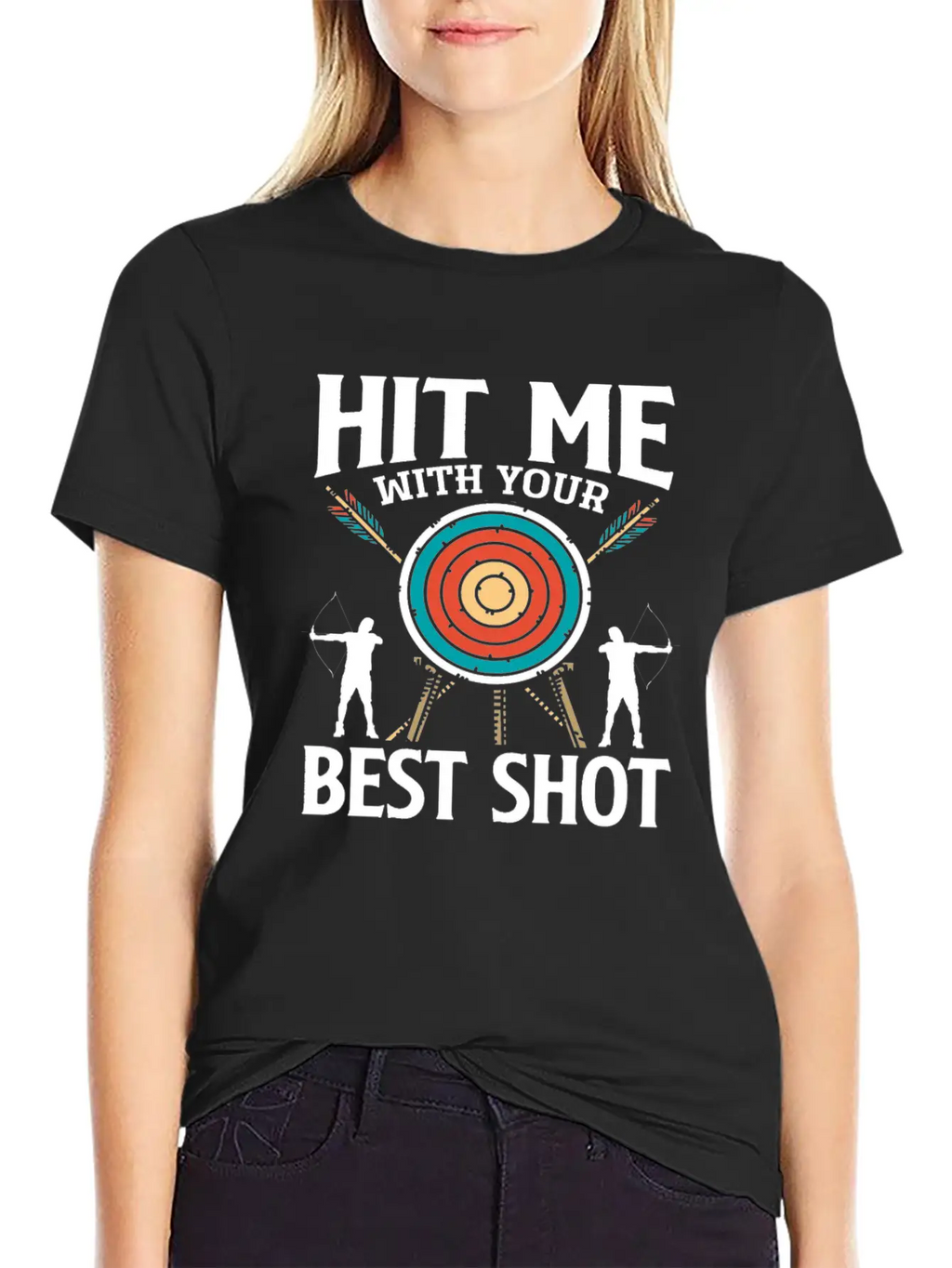 Bow Best Shot Archery Relaxed Everyday Tee – Lightweight And Durable Cotton