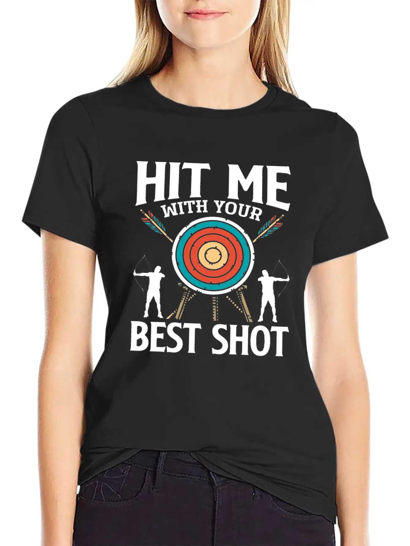 Bow Best Shot Archery Relaxed Everyday Tee – Lightweight And Durable Cotton
