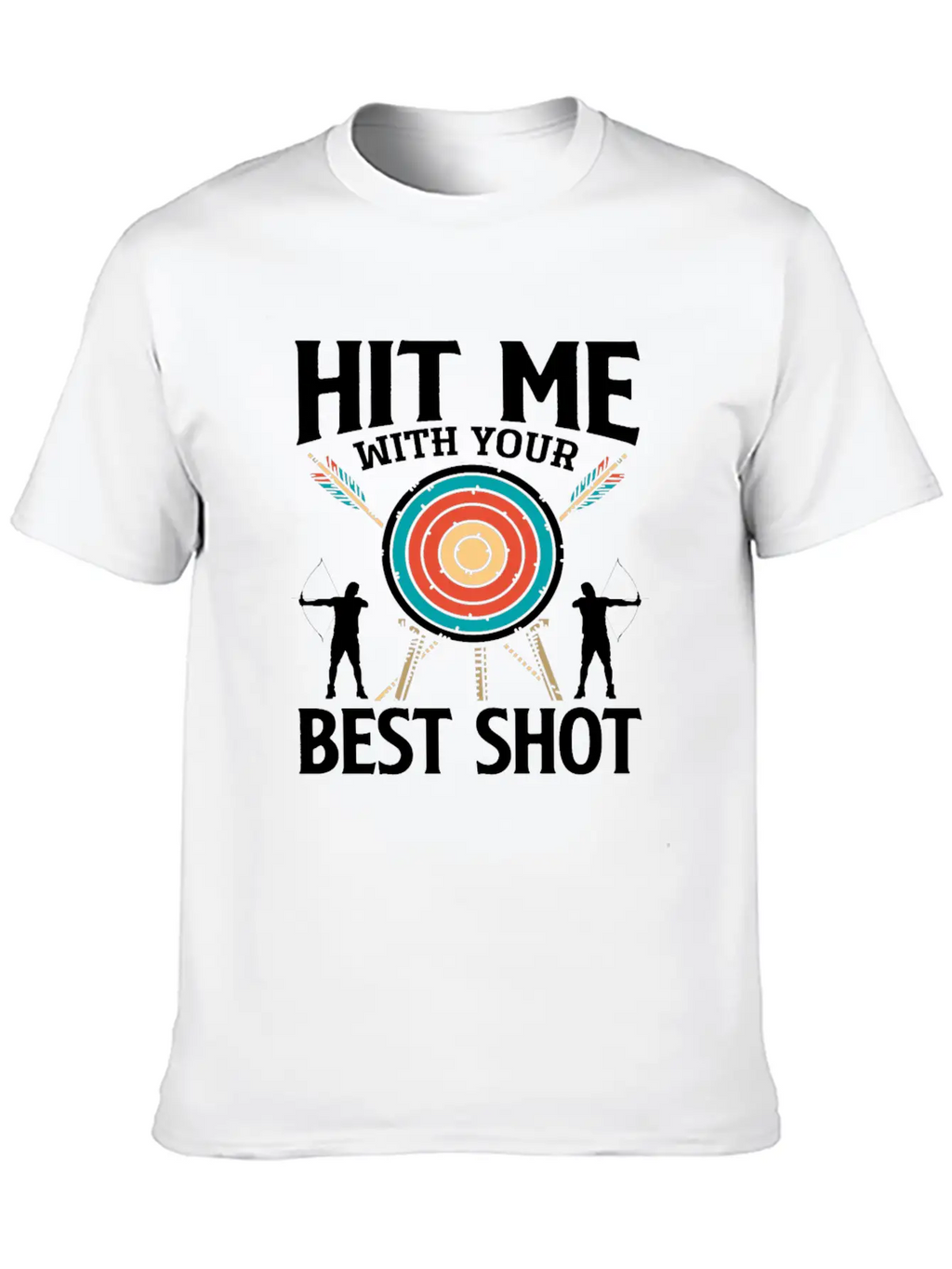 Bow Best Shot Archery Relaxed Everyday Tee – Lightweight And Durable Cotton