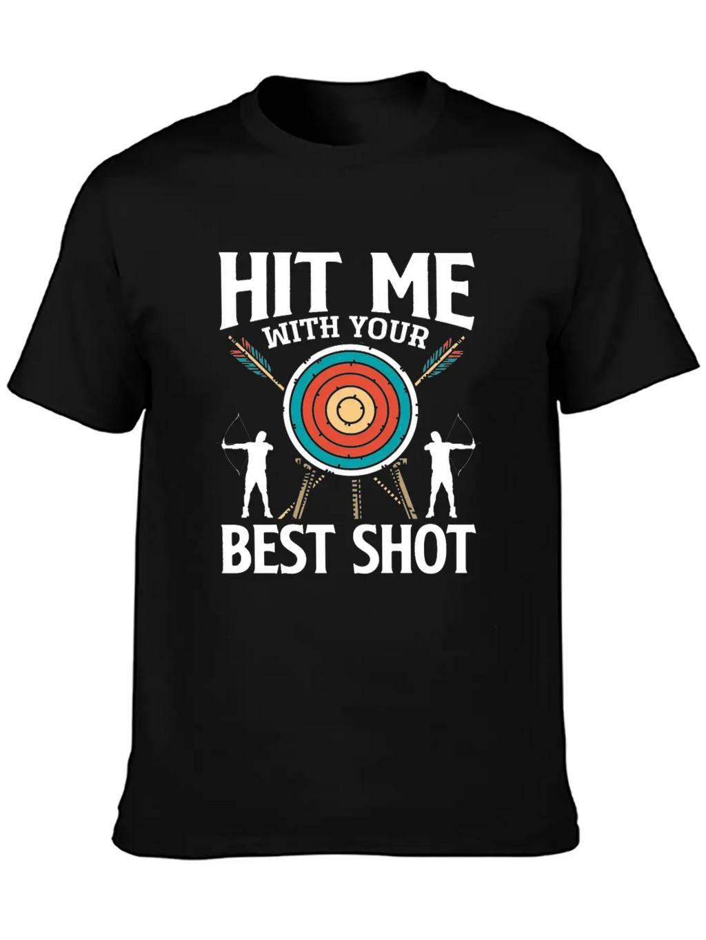 Bow Best Shot Archery Relaxed Everyday Tee – Lightweight And Durable Cotton
