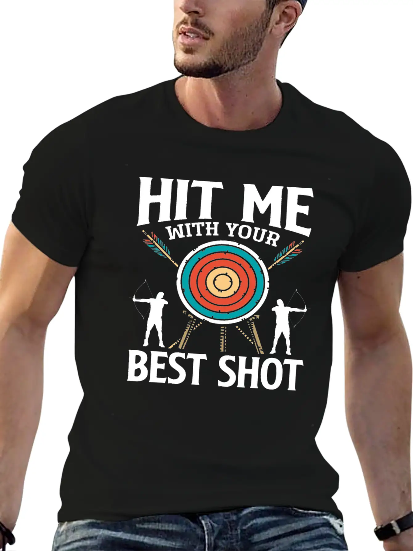 Bow Best Shot Archery Relaxed Everyday Tee – Lightweight And Durable Cotton