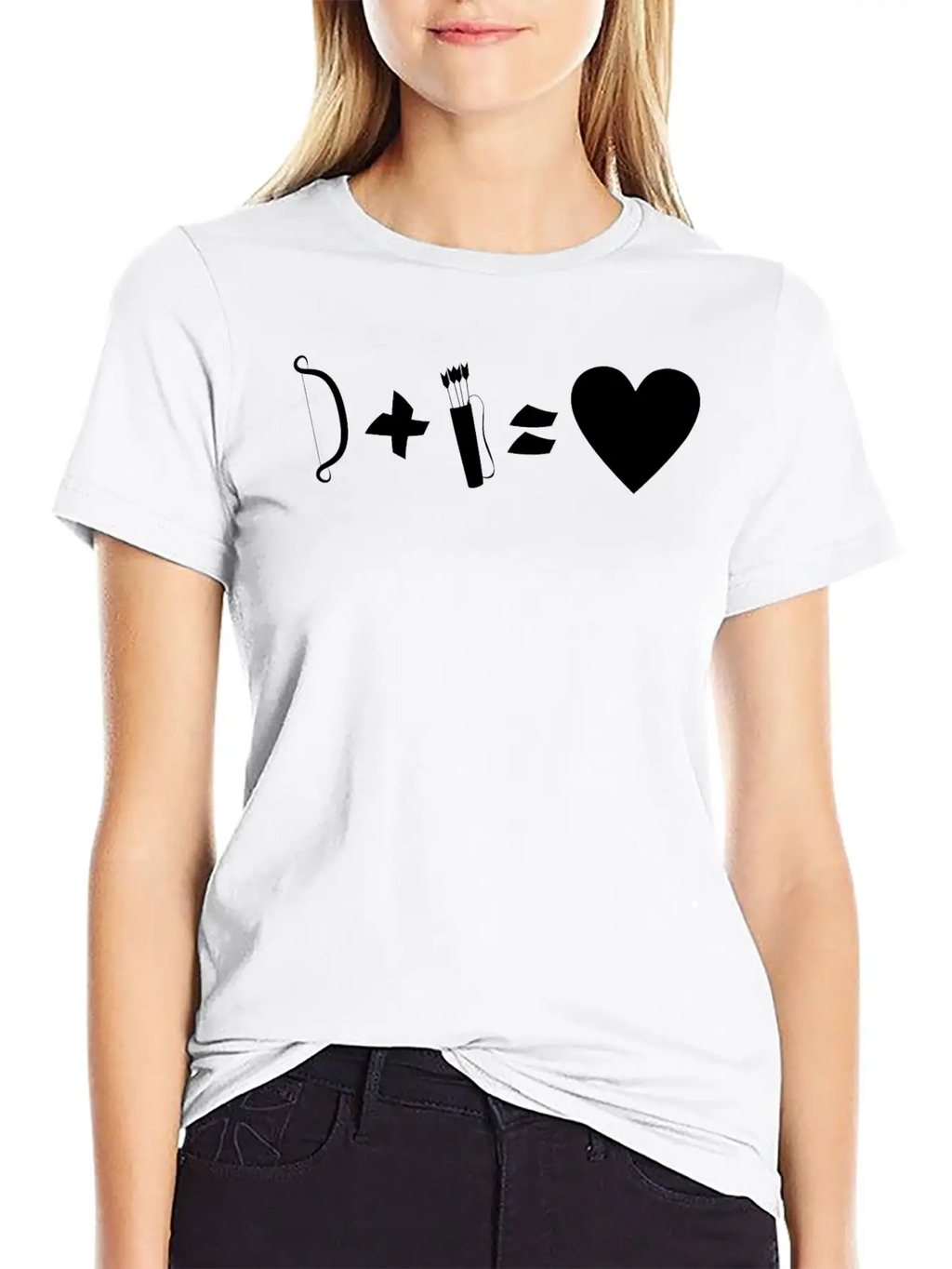 Bow Quiver = Love Archer Archery Classic Cotton Tee – Unisex Comfort For Any Season