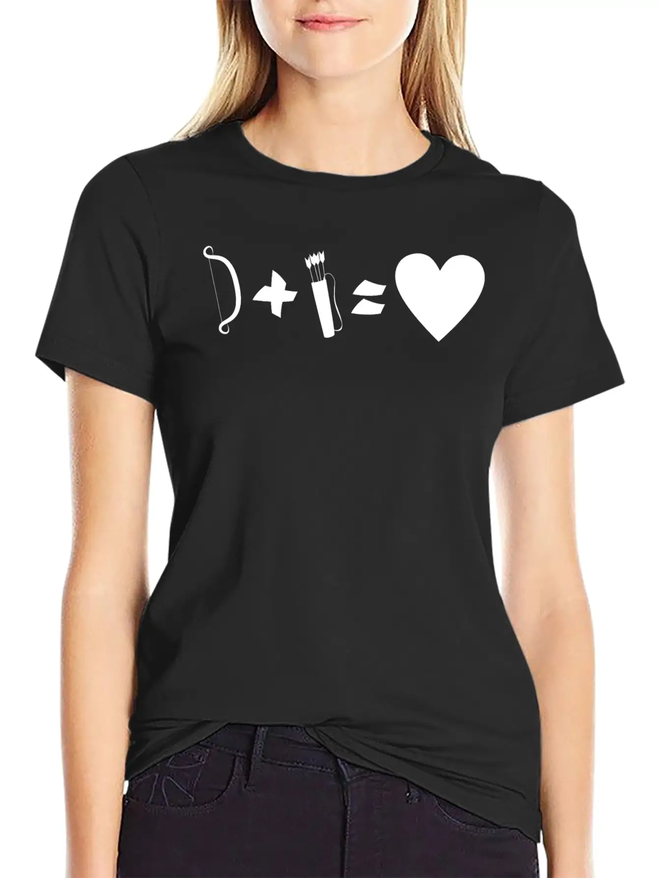 Bow Quiver = Love Archer Archery Classic Cotton Tee – Unisex Comfort For Any Season