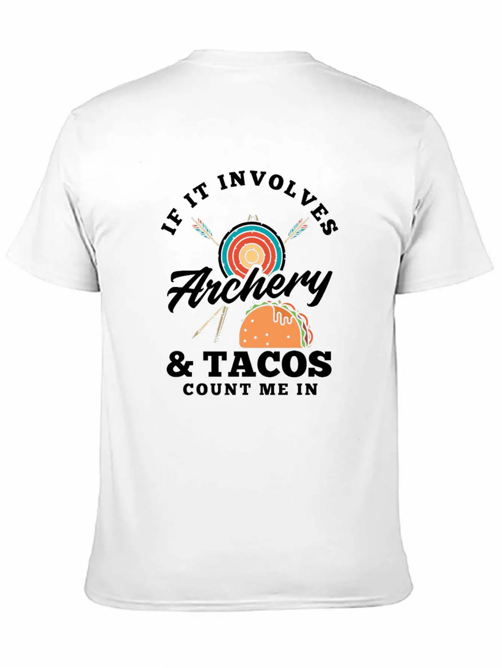 Bow Tacos Arrows Archery Breathable Graphic T-Shirt – Perfect For Casual Days