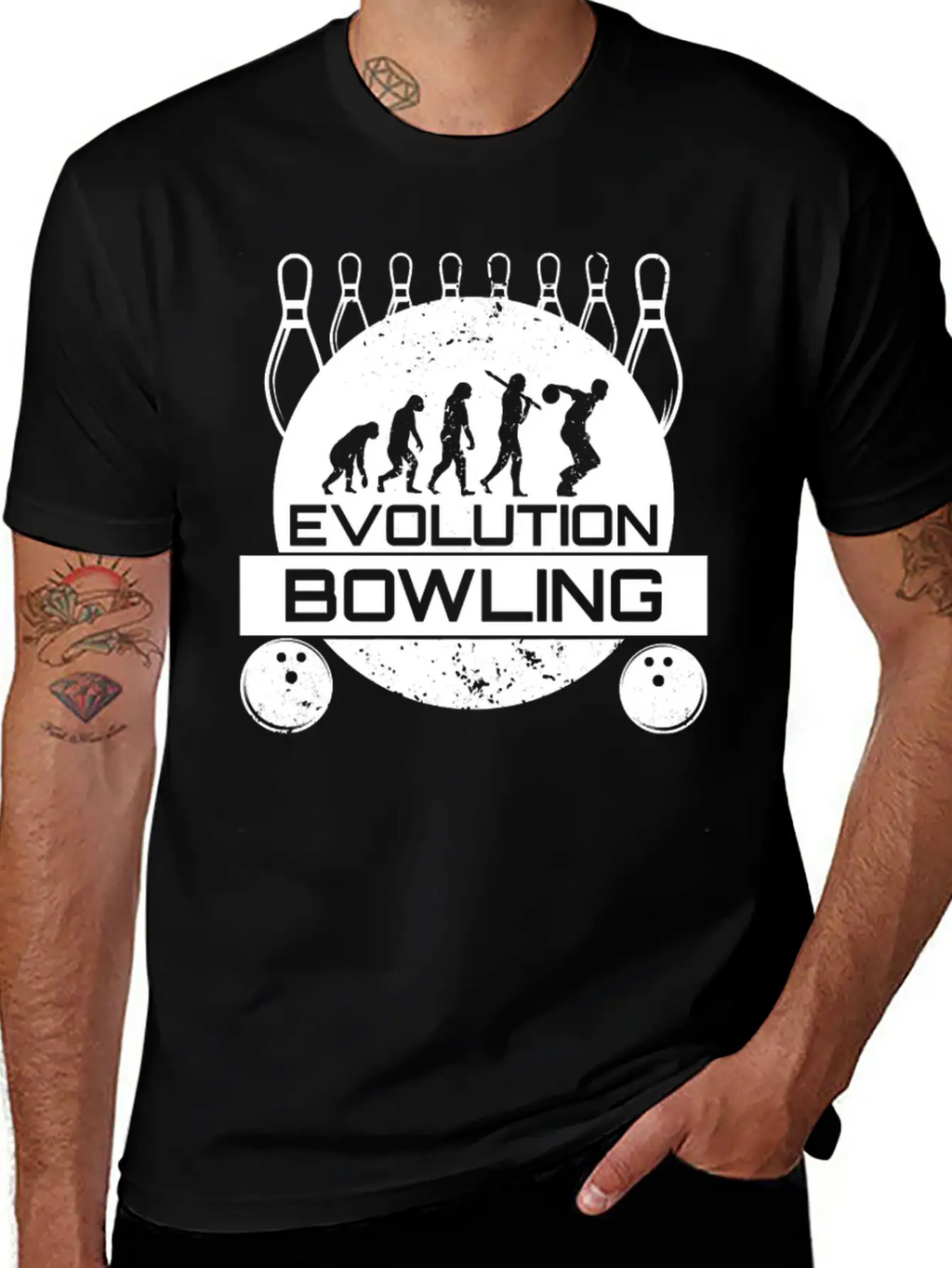 Bowling EvolutionStrike Team League Spare Bowler Relaxed Everyday Tee – Lightweight And Durable Cotton