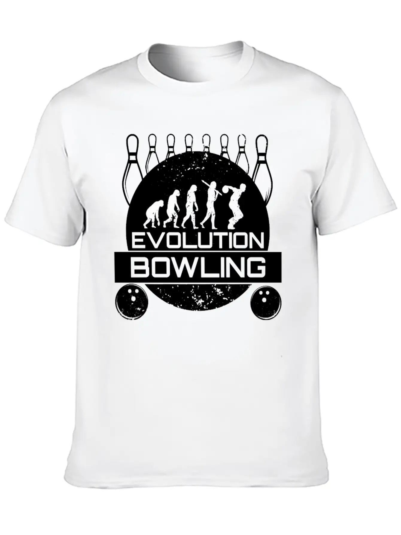 Bowling EvolutionStrike Team League Spare Bowler Relaxed Everyday Tee – Lightweight And Durable Cotton