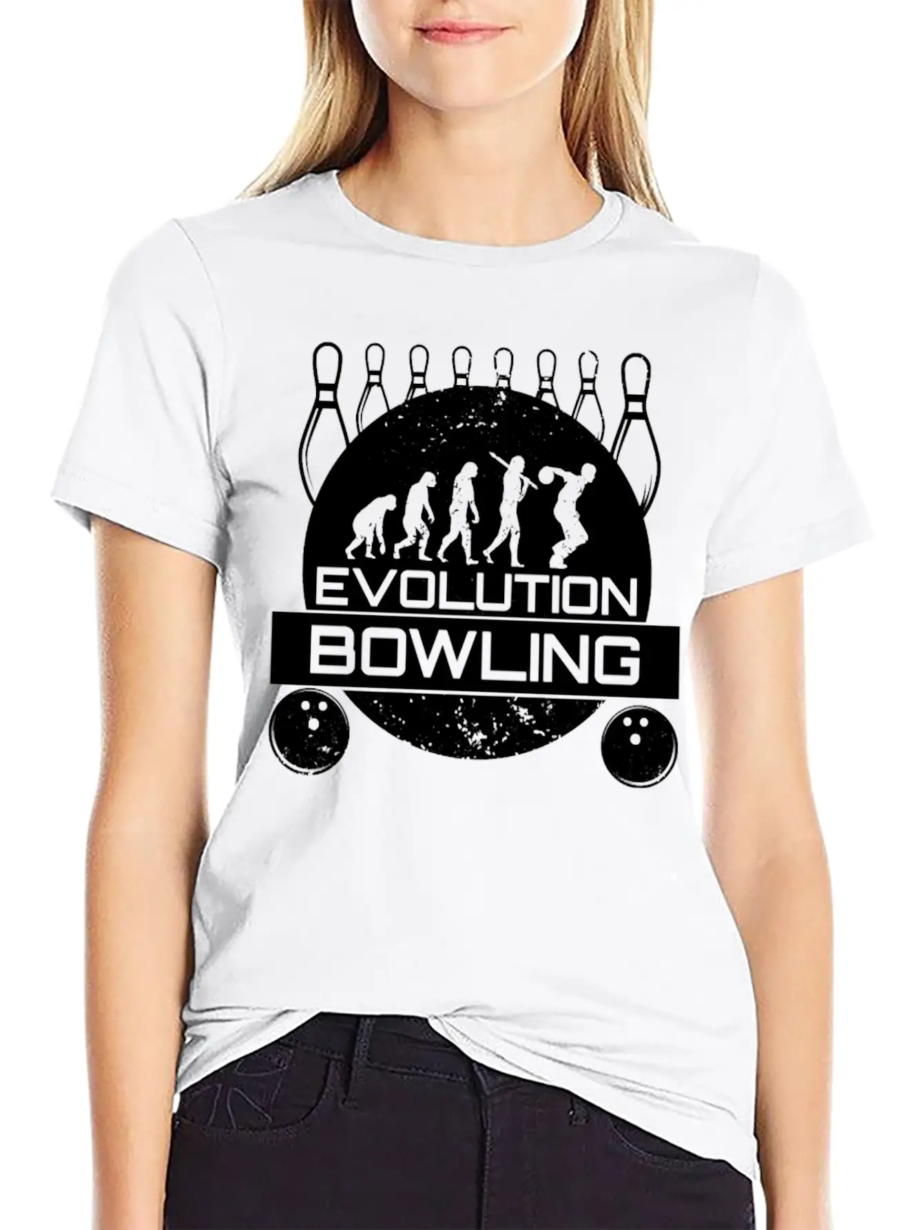 Bowling EvolutionStrike Team League Spare Bowler Relaxed Everyday Tee – Lightweight And Durable Cotton