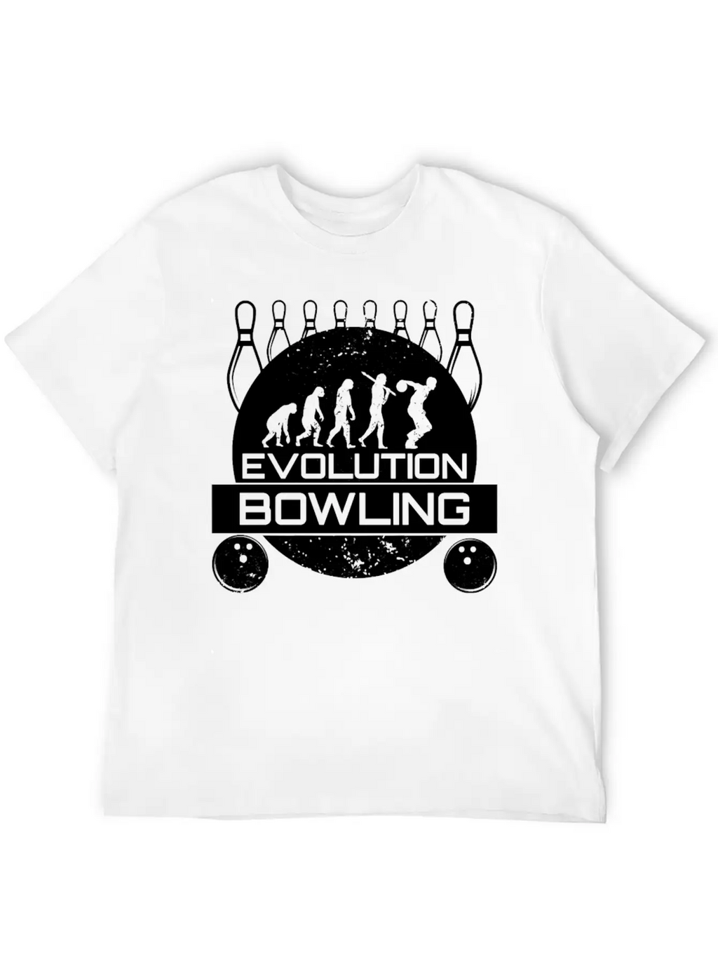 Bowling EvolutionStrike Team League Spare Bowler Relaxed Everyday Tee – Lightweight And Durable Cotton