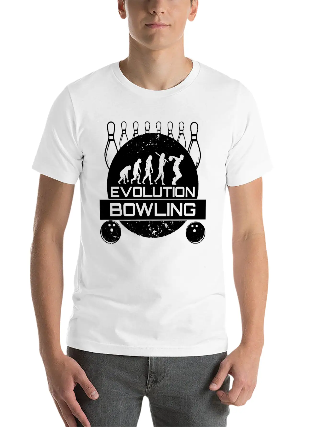Bowling EvolutionStrike Team League Spare Bowler Relaxed Everyday Tee – Lightweight And Durable Cotton