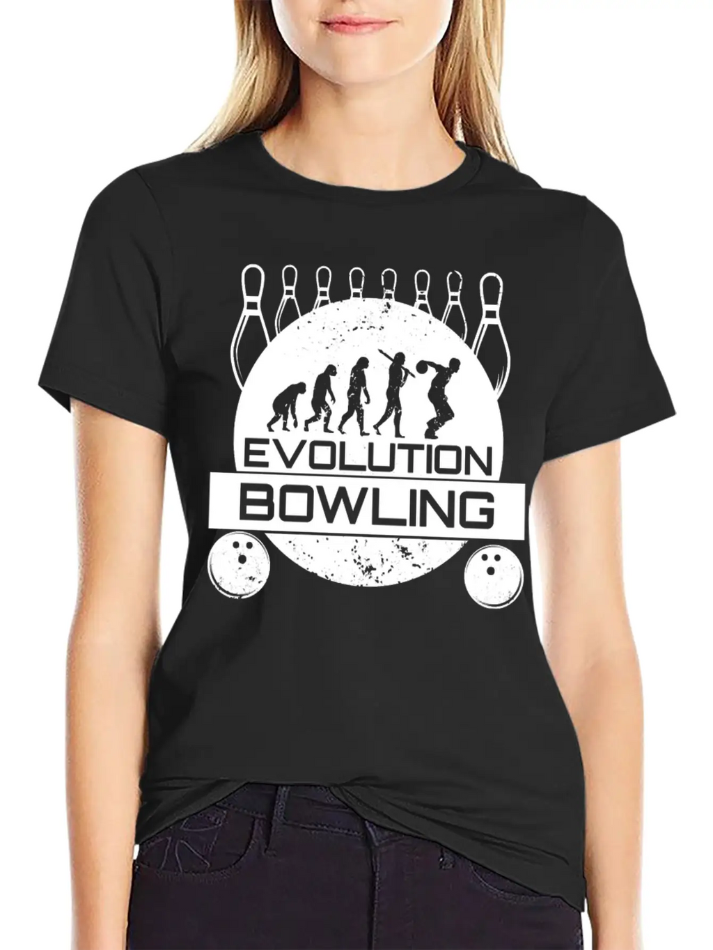 Bowling EvolutionStrike Team League Spare Bowler Relaxed Everyday Tee – Lightweight And Durable Cotton