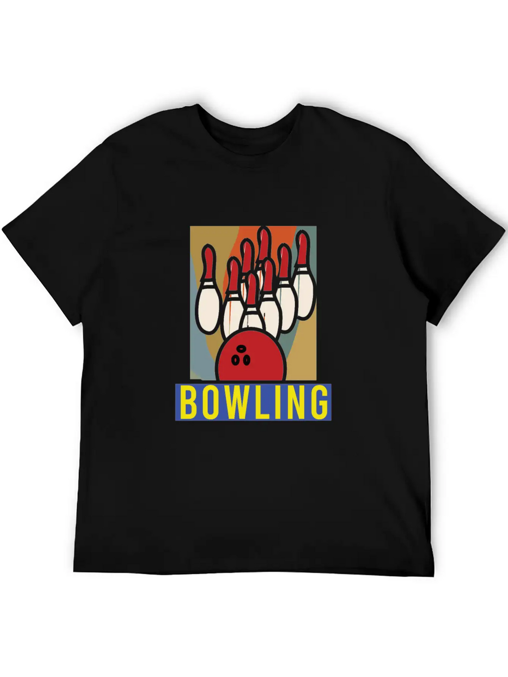 Bowling League Bowler Thrower Nine Pin Sports Club Stylish Everyday T-Shirt – Unisex Basic Cotton Tee